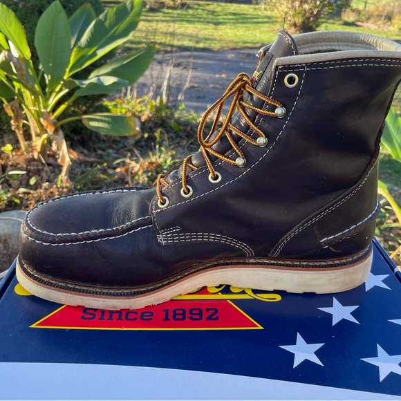 Thorogood Safety Toe Workboots 804-3600 size 11.5 2.E Slip & Oil Resistant w/box - Picture 6 of 16